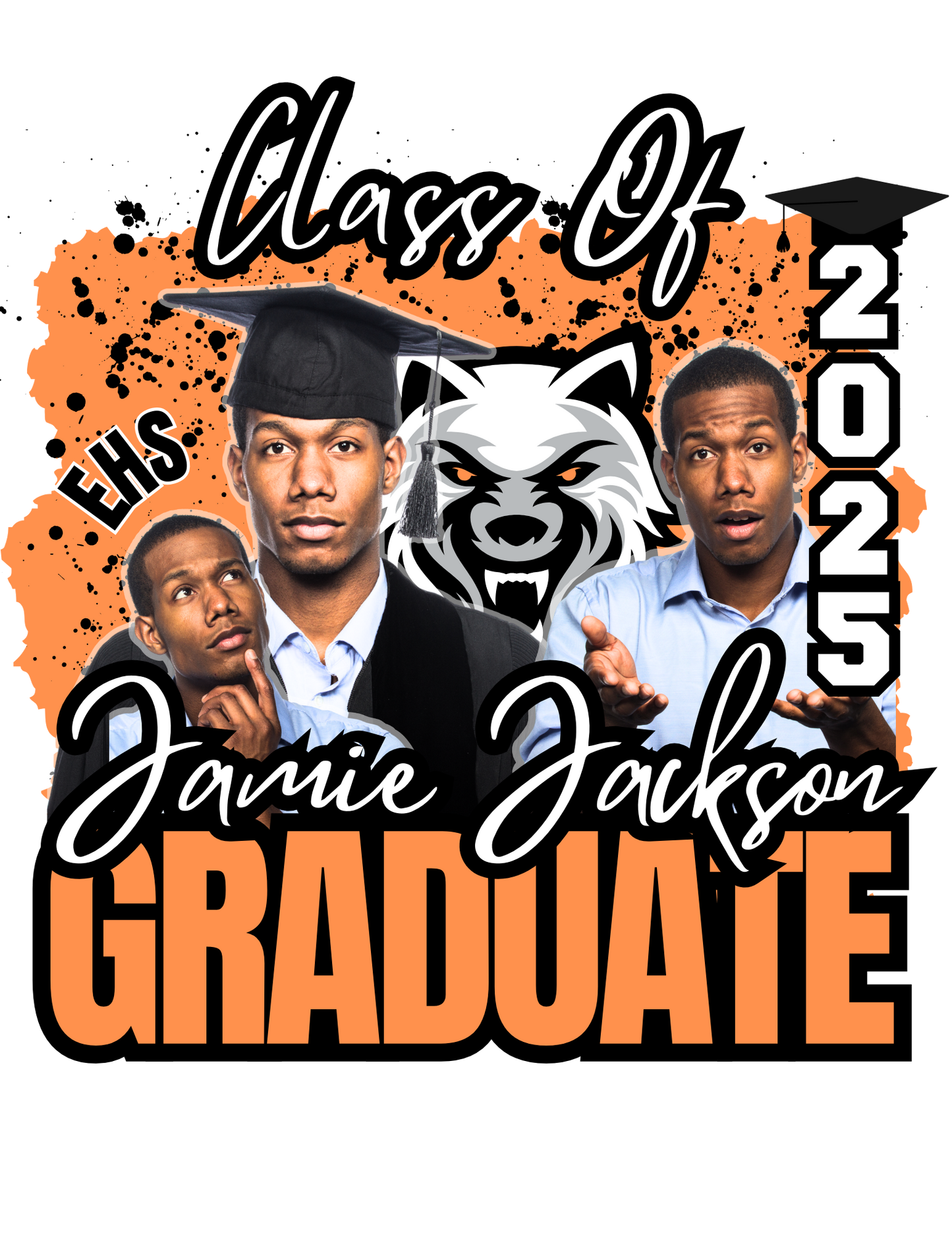 3 Graduation Editable Design Bundle (Canva)