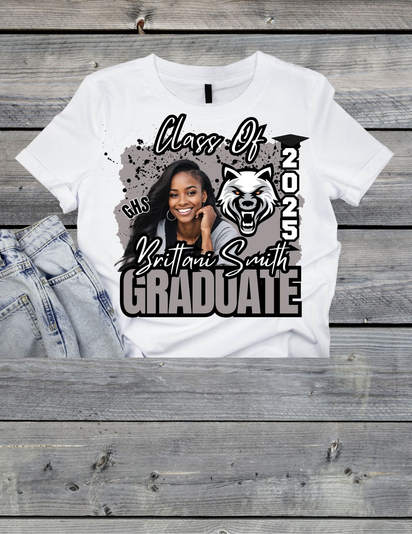 6 Editable Center T-Shirt Design w/ T-Shirt Mockup (Canva)