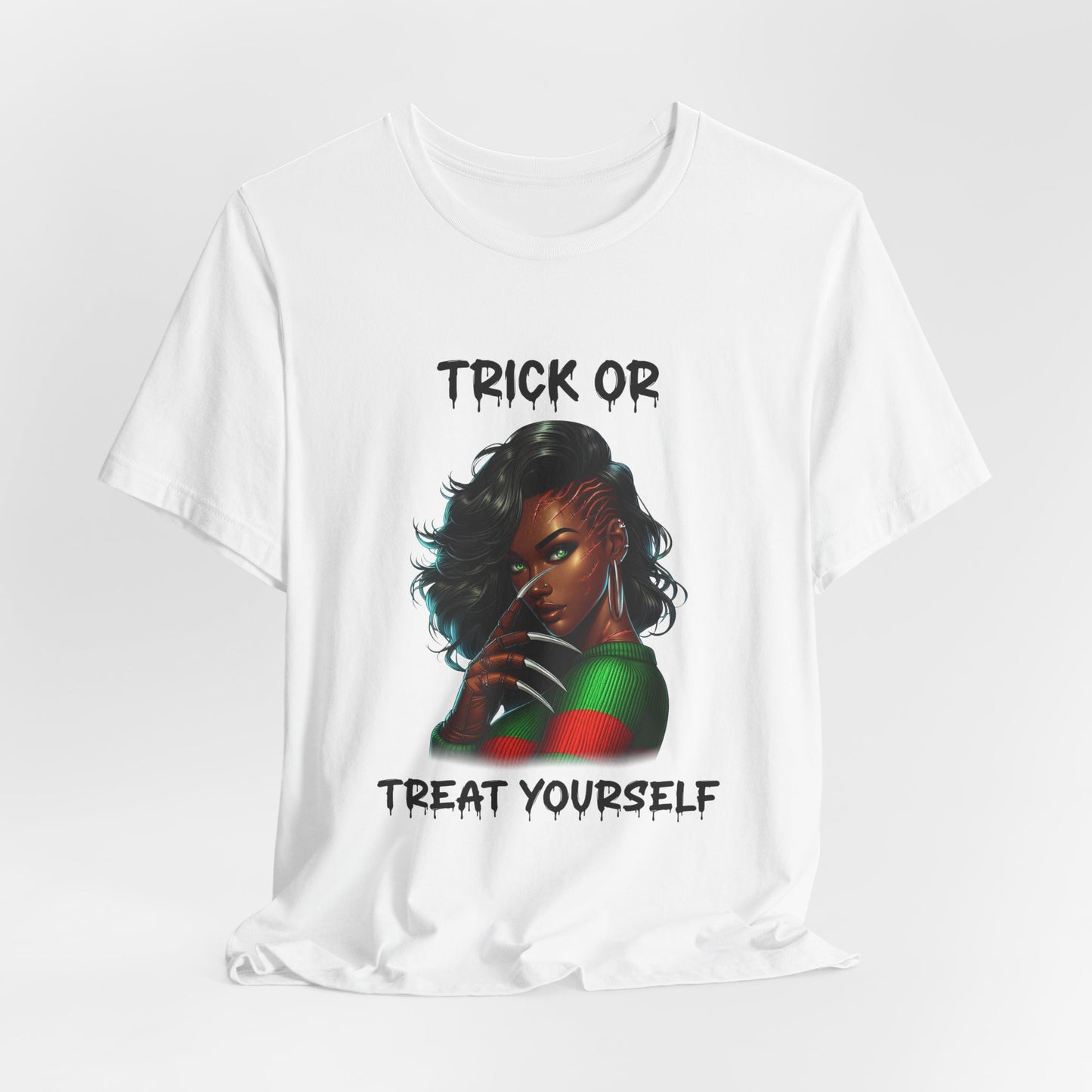 Halloween-Themed Unisex Tee: Trick or Treat Yourself!