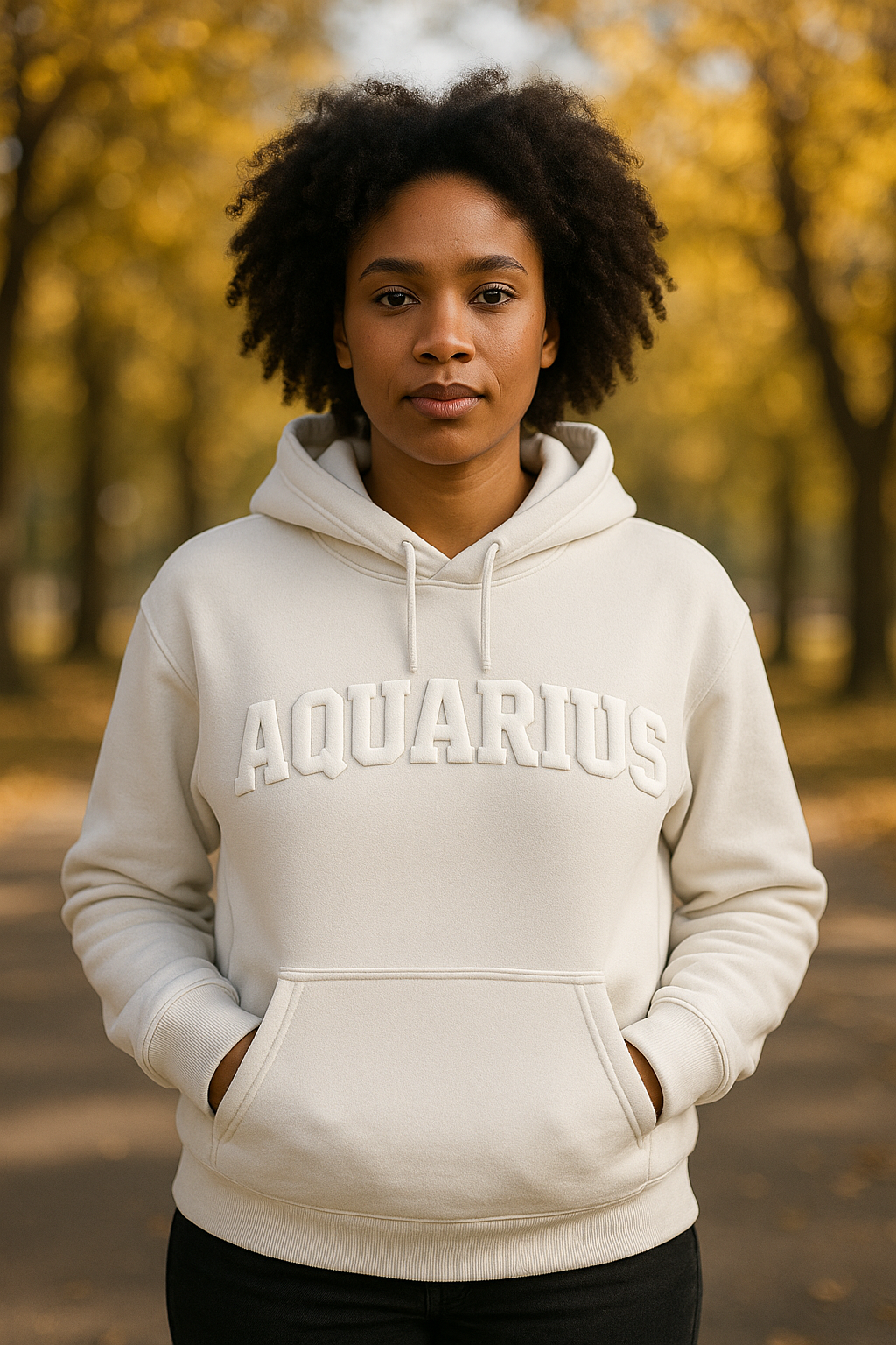 Zodiac Puff Vinyl Sweatshirt/Hoodie