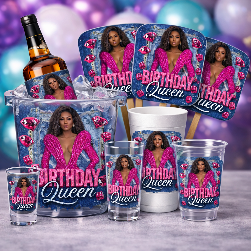 Birthday Queen Ice Bucket Party Package