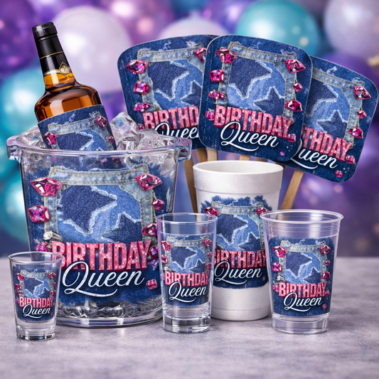 Birthday Queen Ice Bucket Party Package