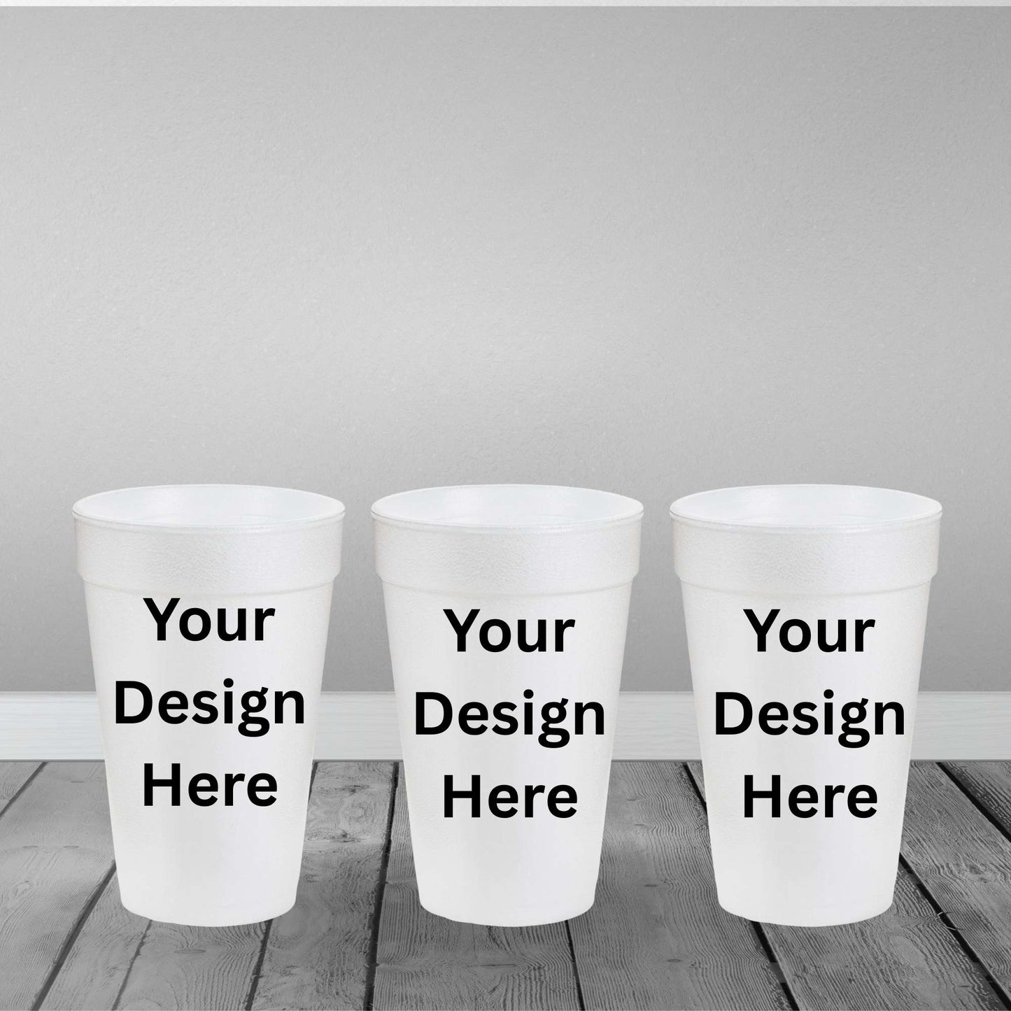Custom Styrofoam Cups