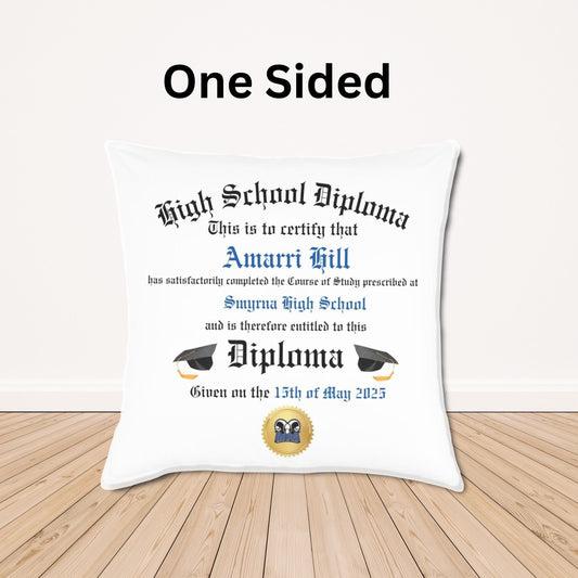 Graduation Diploma Pillow