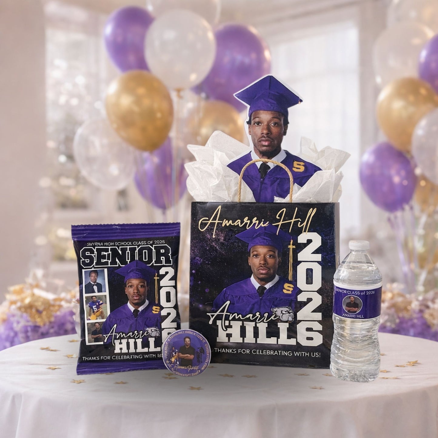 Custom Graduation Thank You Gift Bag Package | Class of 2026 Party Favors