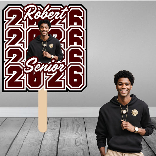 Custom Graduation Fans | Class of 2026 Personalized Grad Fans