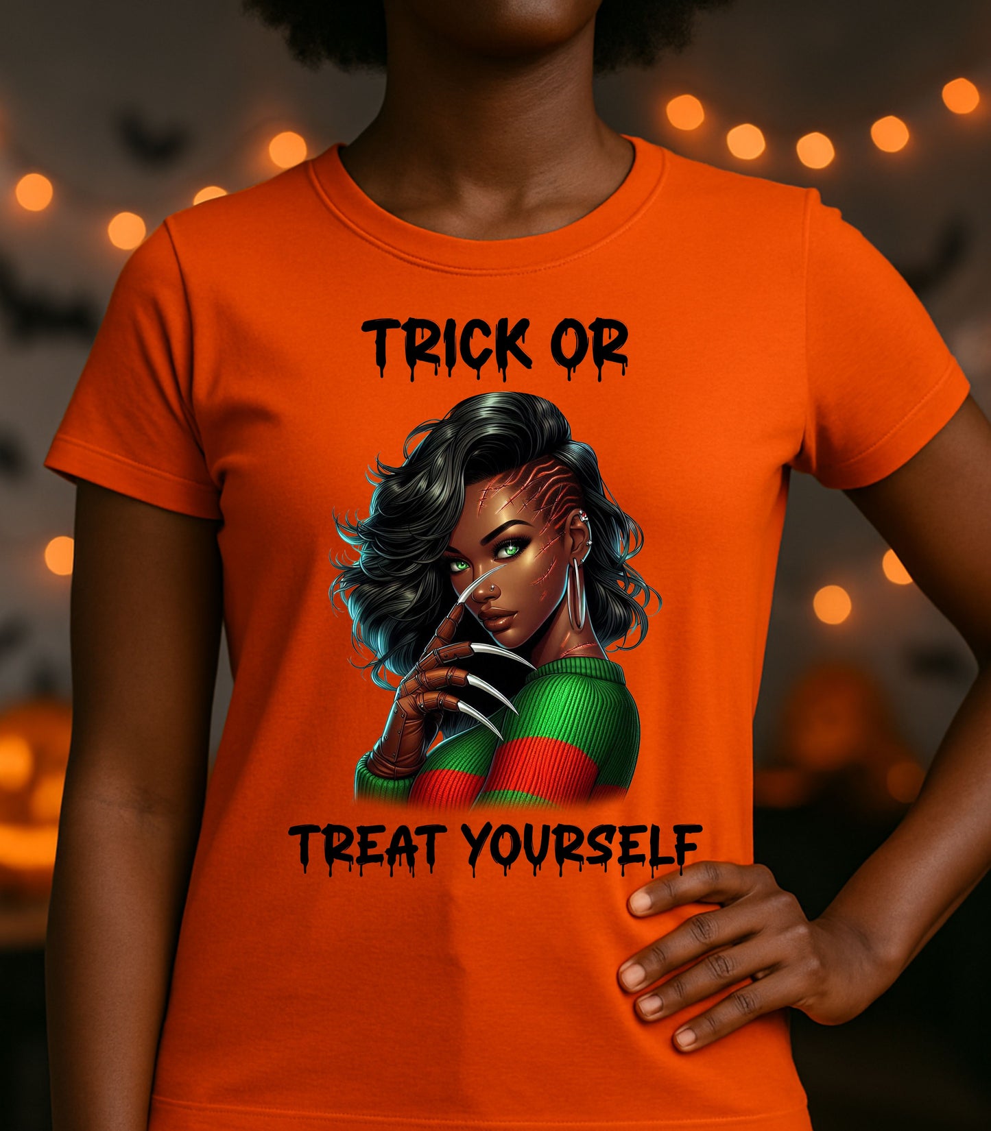 Halloween-Themed Unisex Tee: Trick or Treat Yourself!