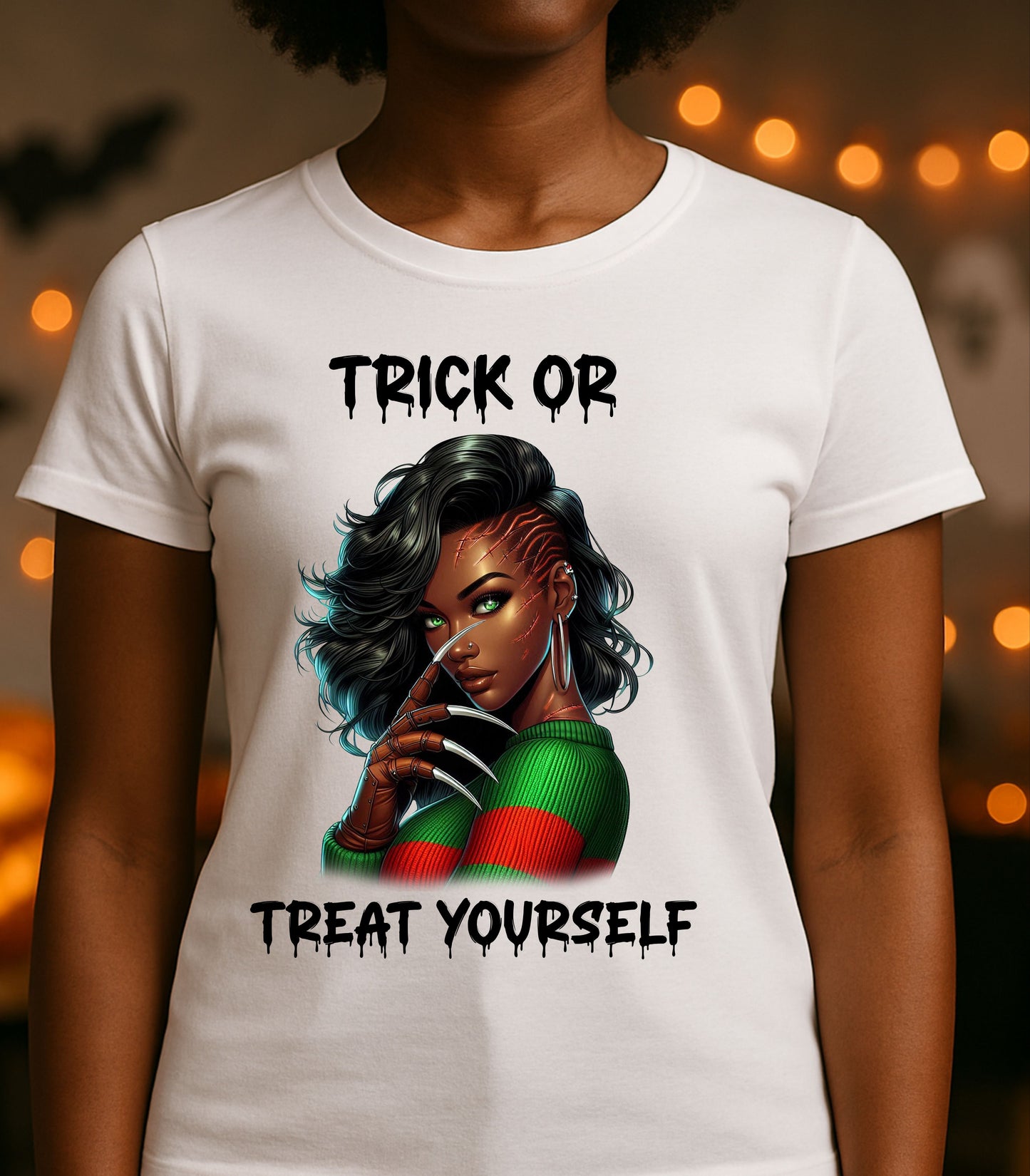 Halloween-Themed Unisex Tee: Trick or Treat Yourself!