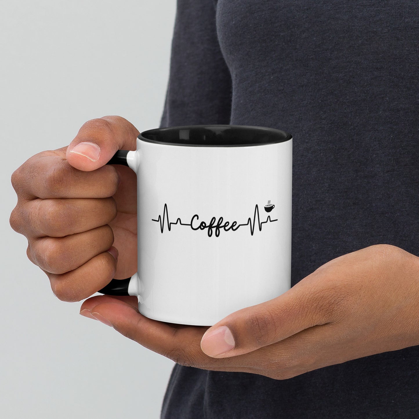 Coffee Heartbeat Mug with Color