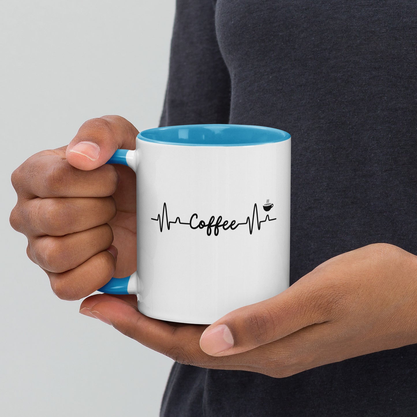 Coffee Heartbeat Mug with Color